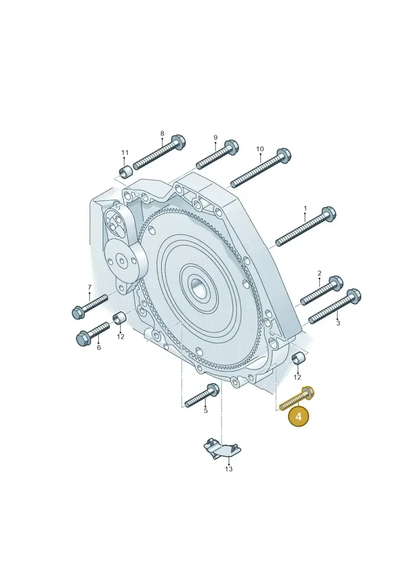N91129101 — Audi Q7 qu. 3.0 TDI (2015-2019) diagram 859300840, position 4