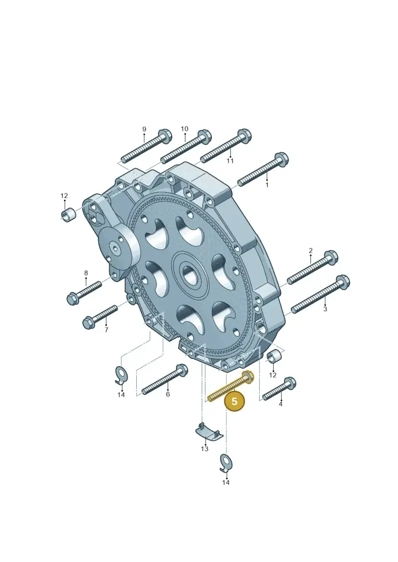 N91129201 — Audi A6 Av. qu. 3.0 (2012-2018) diagram 620300800, position 5