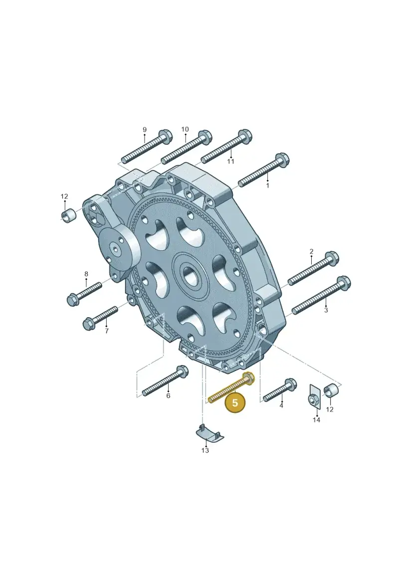 N91129201 — Audi A7 Sportback (2014-2018) diagram 758300800, position 5