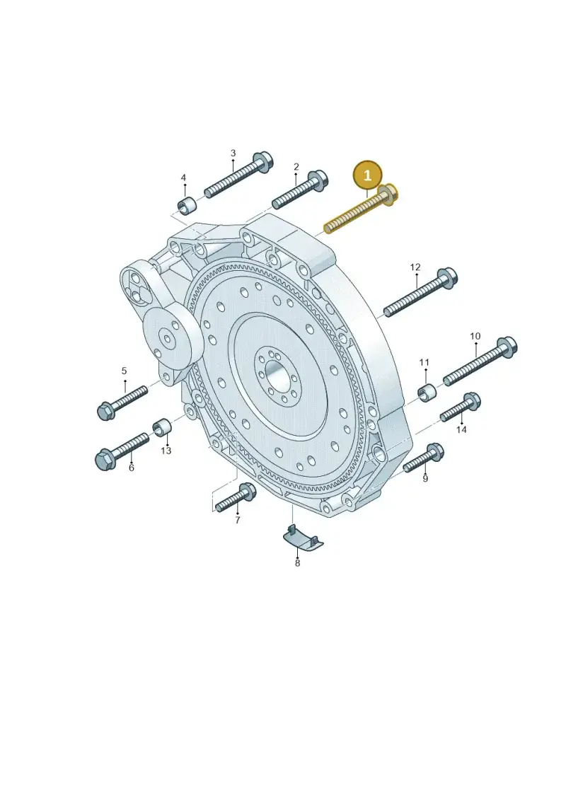 N91129701 — Audi A6 2.0 (2018-) diagram 717300820, position 1