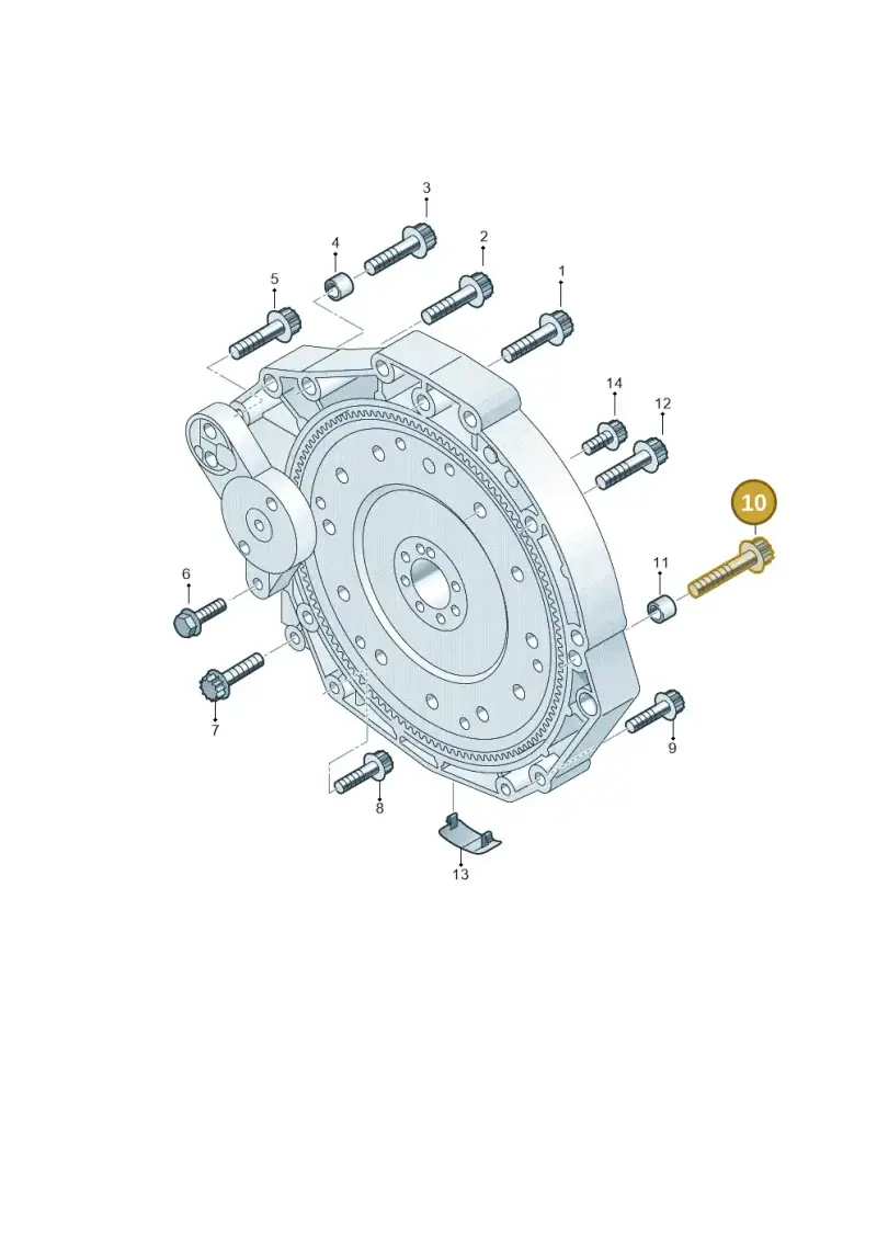 N91129801 — Audi A6 2.0 (2018-) diagram 430300085, position 10