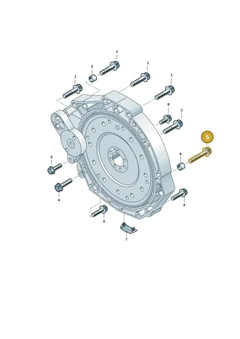 N91129801 — Audi A5 Limo 2.0 (2024-) diagram 8wk300100, position 5