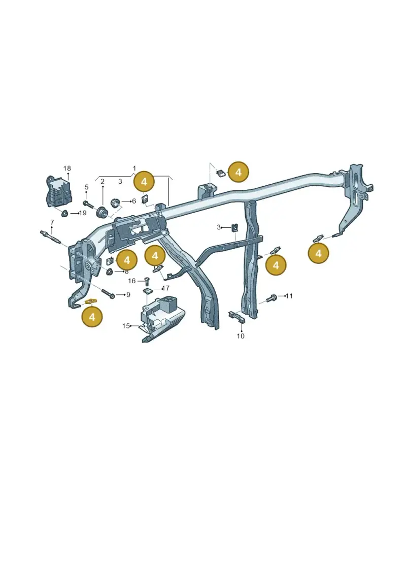N91137101 — Audi Q3 1.4 (2016-) diagram 728857000, position 4