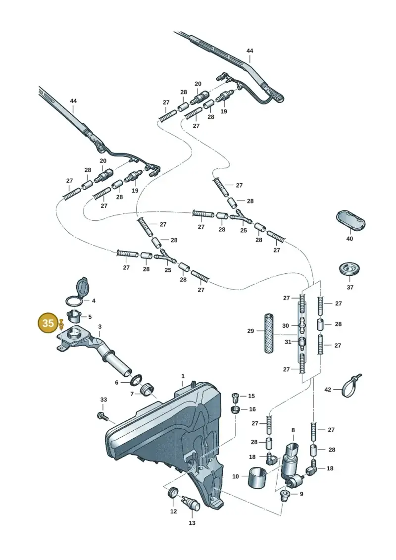 N91141501 — Audi RS Q8 Quattro (2019-) diagram 429955015, position 35