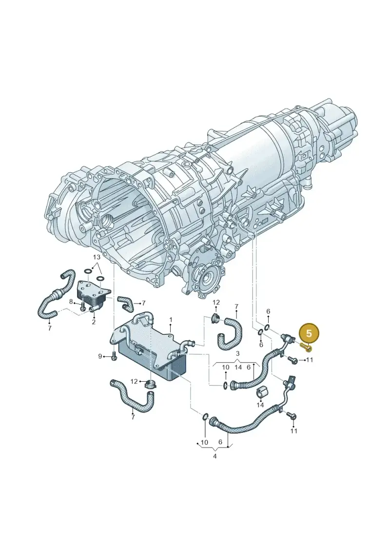 N91142201 — Audi RS6 Avant (2019-) diagram 595317060, position 5