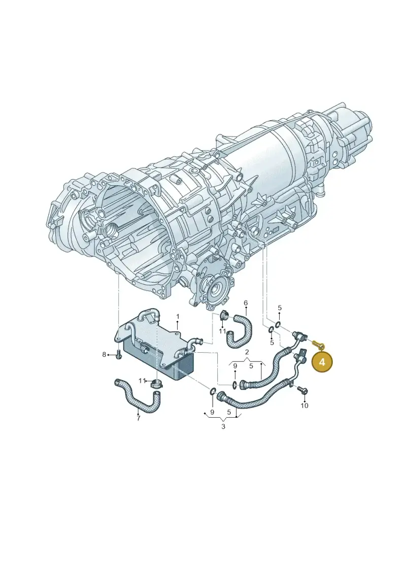 N91142201 — Audi A6 2.0 (2018-) diagram 849317570, position 4