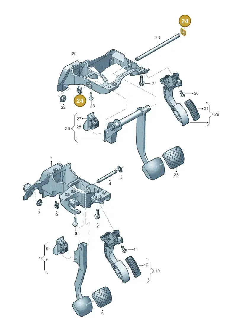 N91148401 — Audi Q8 e-tron (2018-2020) diagram 586723250, position 24