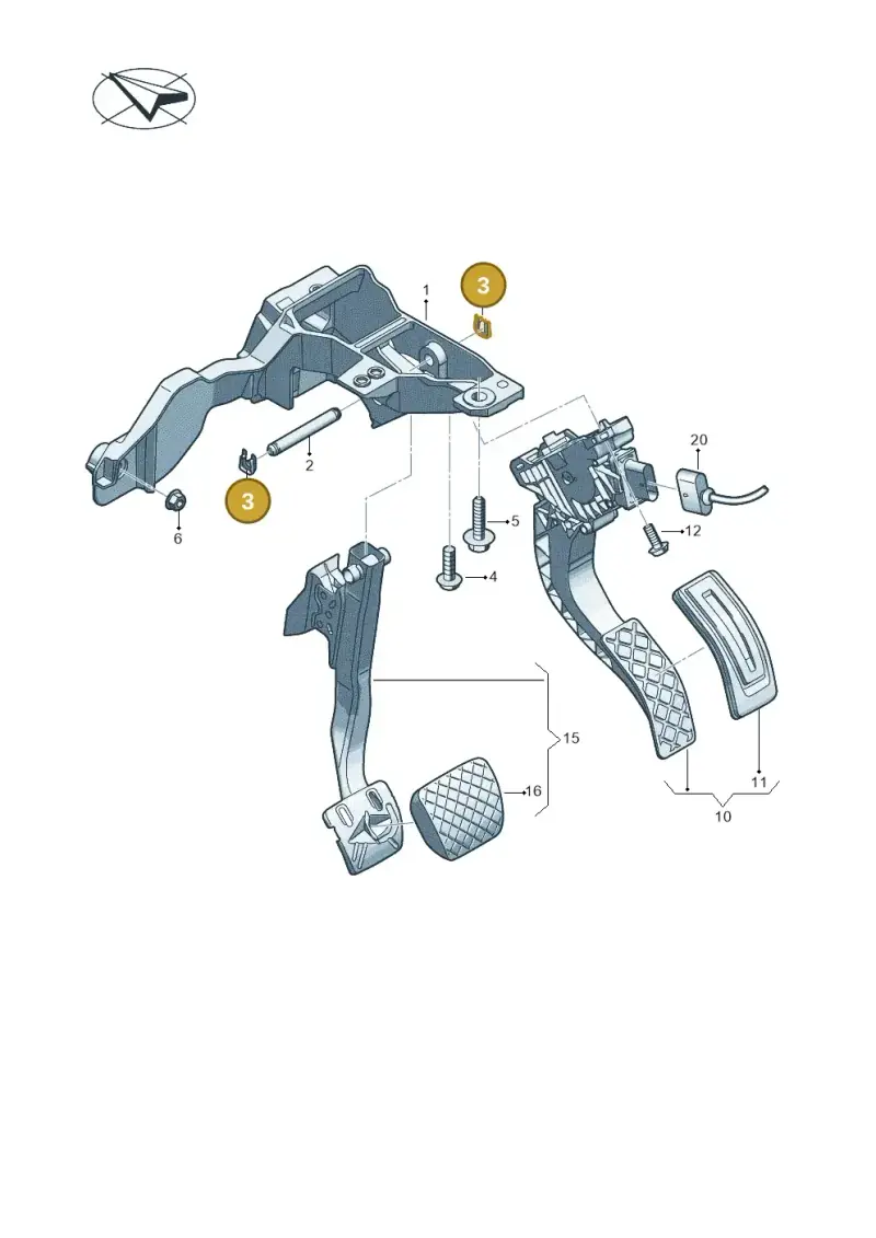 N91148401 — Audi A5 Limo 2.0 (2024-) diagram 8wh721500, position 3