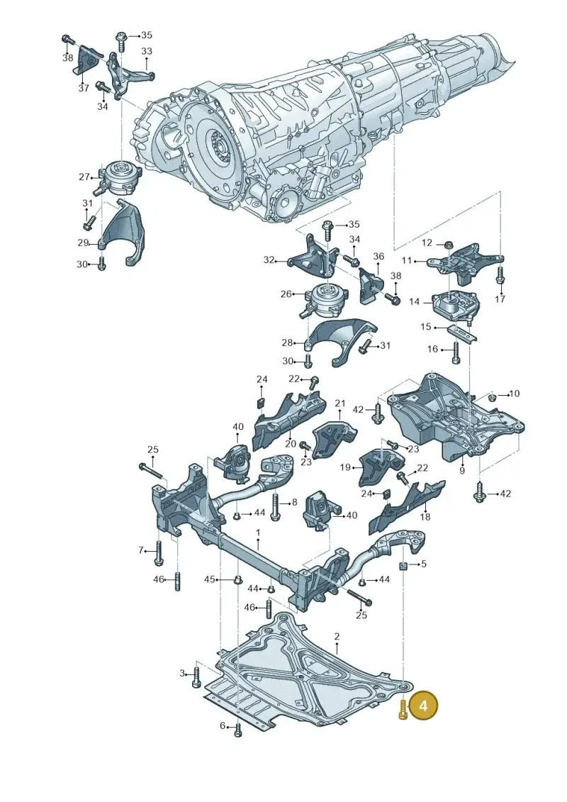 N91151101 — Audi Q8 Quattro 3,0 (2018-) diagram 859399800, position 4