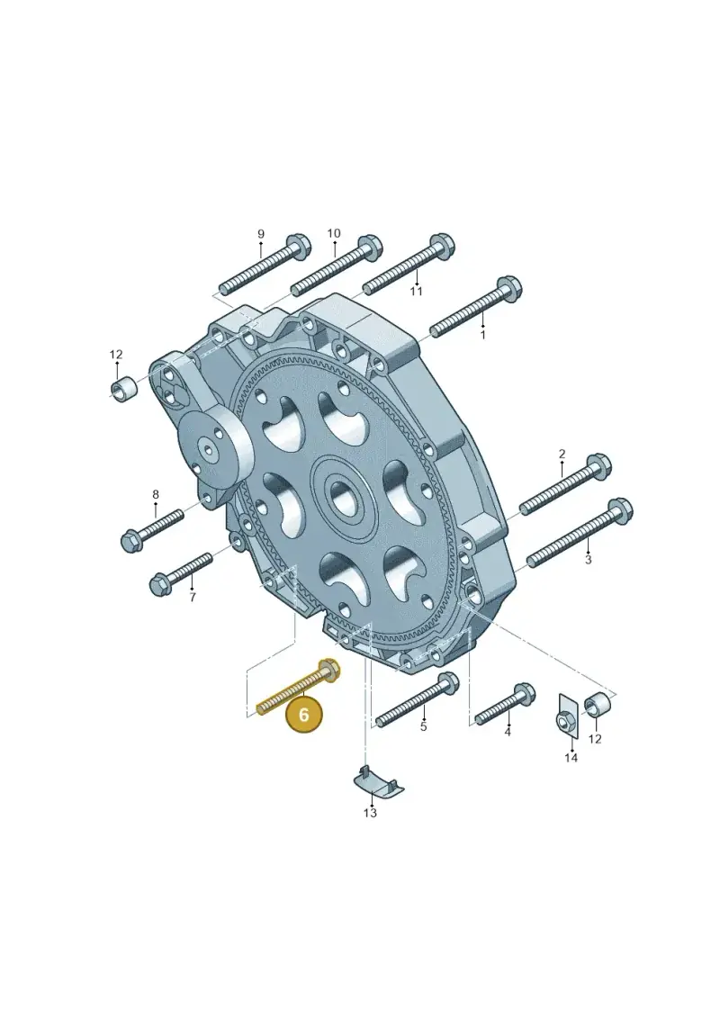 N91153201 — Audi A7 Sportback (2014-2018) diagram 758300800, position 6