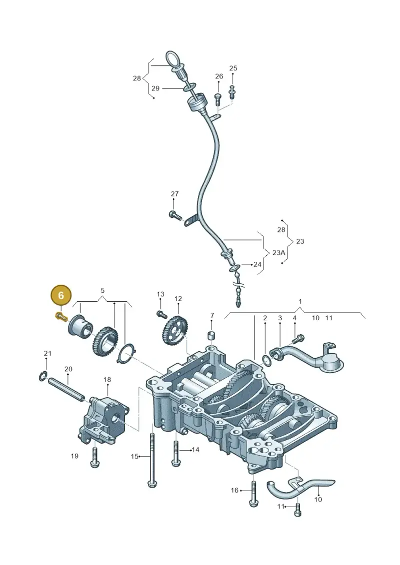 N91154101 — Audi Q3 2.0 TDI (2014-2019) diagram 679115400, position 6
