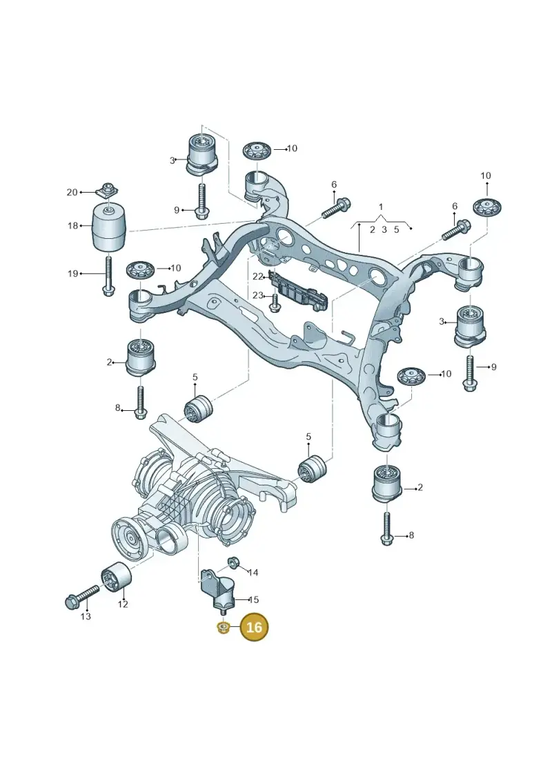 N91157401 — Audi RS6 Avant (2019-) diagram 838505050, position 16