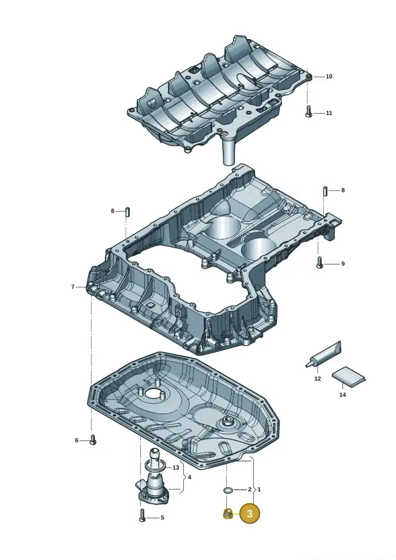 N91167901 — Audi RS6 Avant (2019-) diagram 819103071, position 3
