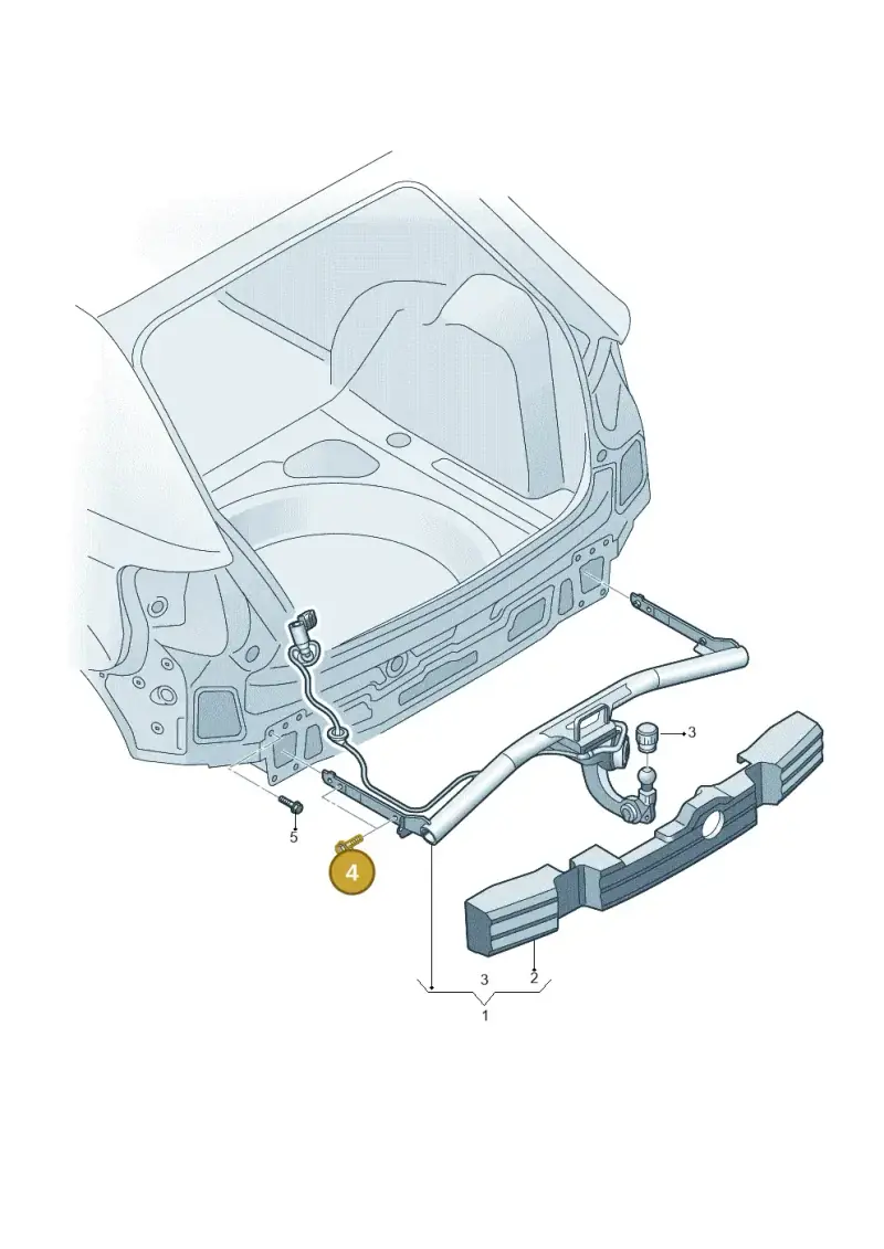N91173001 — Audi A3 Sportback (2016-2020) diagram 890804500, position 4