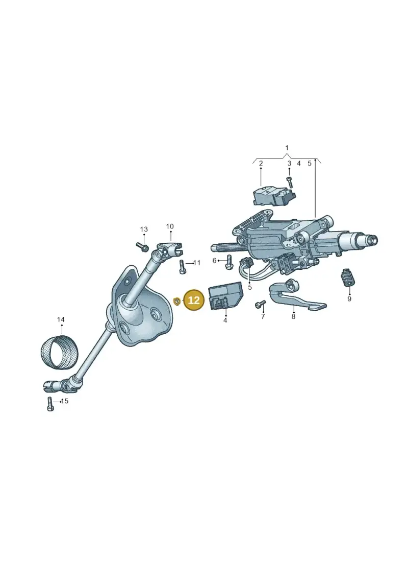 N91173301 — Audi A5 Limo 2.0 (2024-) diagram 439419050, position 12