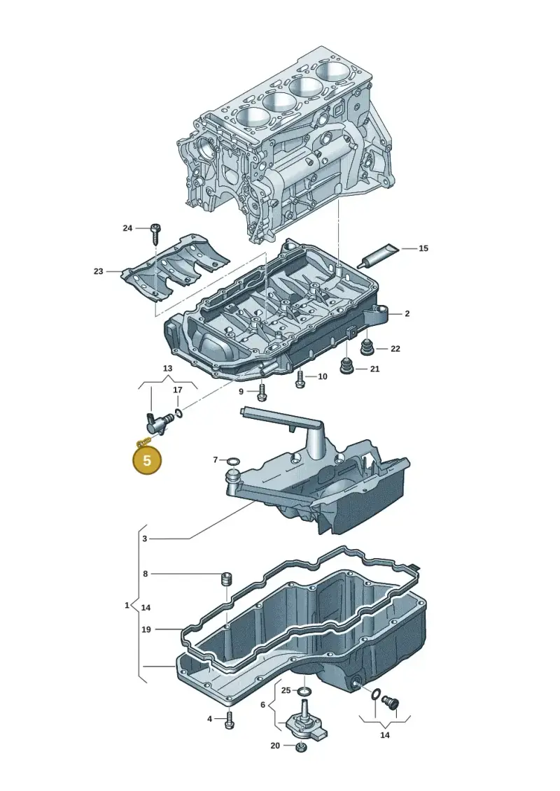 N91173601 — Audi Q8 Quattro 3,0 (2018-) diagram 848103131, position 5