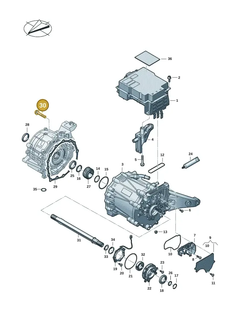 N91174301 — Audi RS e-tron GT (2020-2020) diagram 4j1901401, position 30