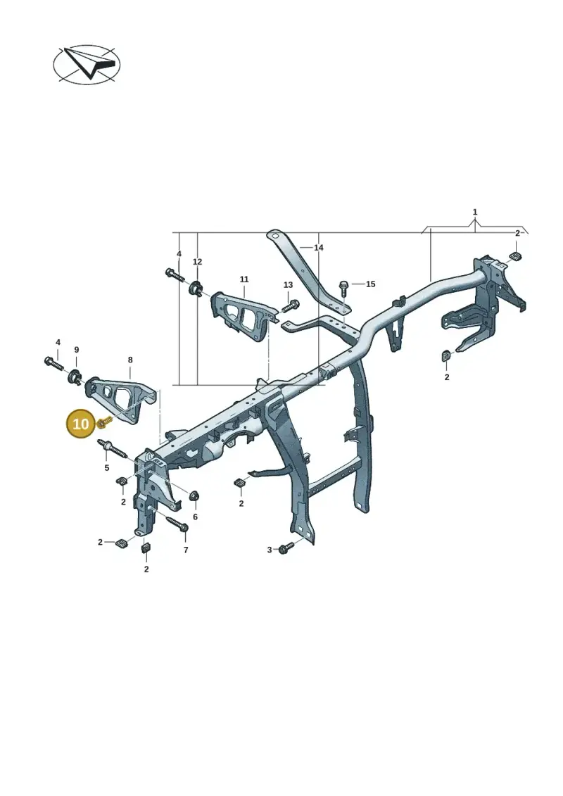 N91174701 — Audi Q6 e-tron (2023-) diagram f5s857000, position 10
