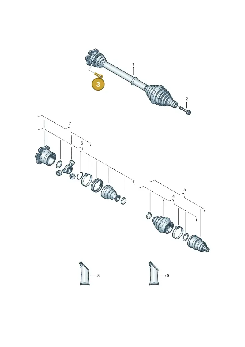 N91175601 — Audi Q8 e-tron (2018-2020) diagram 586407020, position 3