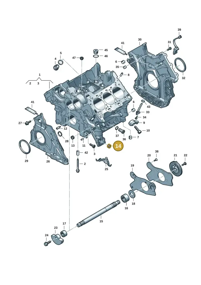 N91180601 — Audi Q8 Quattro 3,0 (2018-) diagram 849103183, position 14