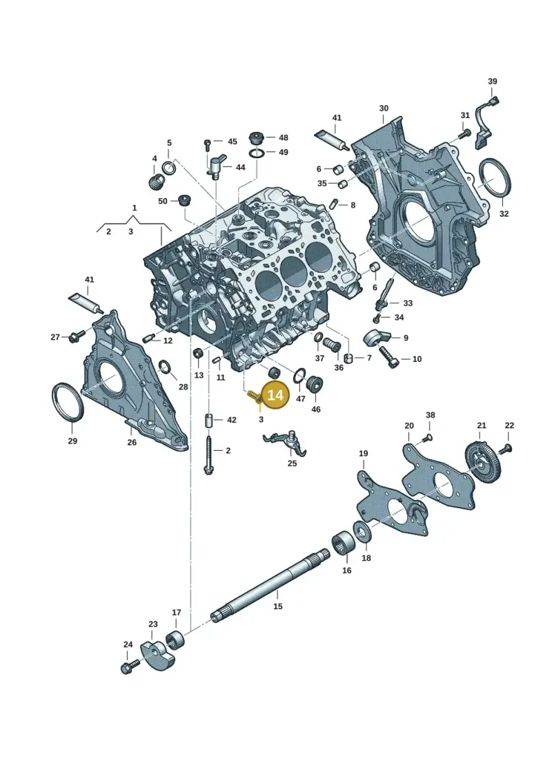 N91180601 — Audi A5 Limo 2.0 (2024-) diagram 849103182, position 14