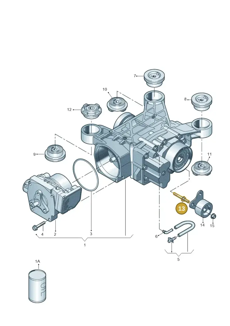N91182402 — Audi A3 Sportback (2016-2020) diagram 890525000, position 13