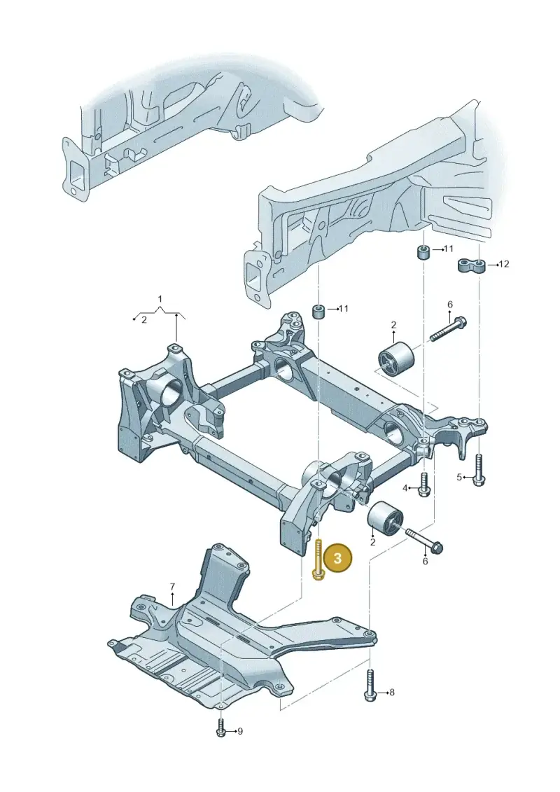 N91184301 — Audi Q8 e-tron (2018-2020) diagram 586399000, position 3
