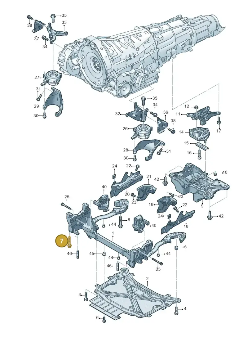 N91184301 — Audi Q8 Quattro 3,0 (2018-) diagram 859399800, position 7