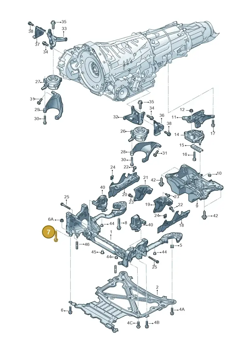 N91184301 — Audi RS Q8 Quattro (2019-) diagram 859399850, position 7