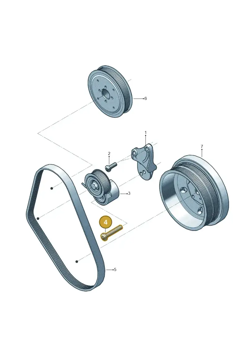 N91189401 — Audi Q8 Quattro 3,0 (2018-) diagram 819903015, position 4
