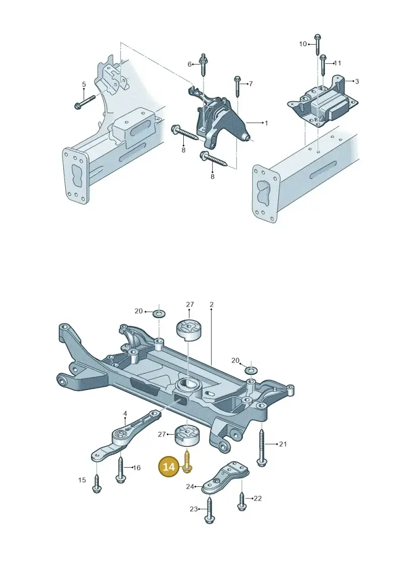 N91201001 — Audi RSQ3 Sportback (2019-2024) diagram 858199100, position 14
