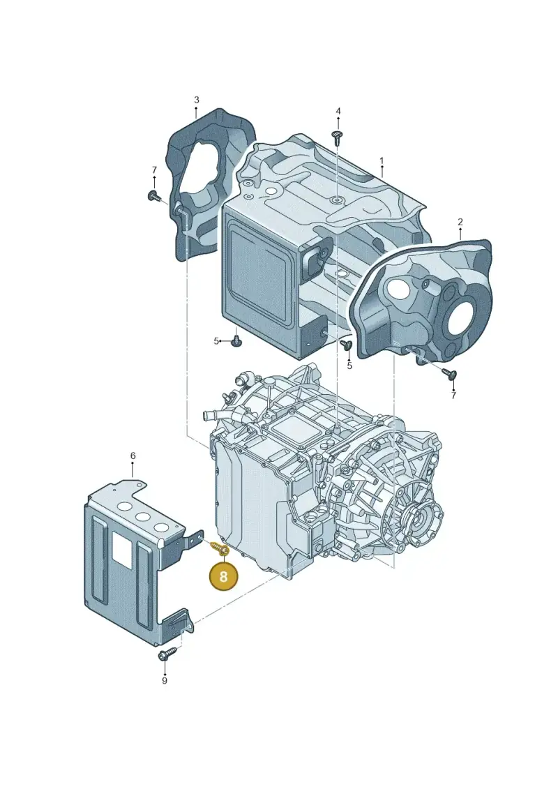 N91201102 — Audi Q8 e-tron (2018-2020) diagram 586901801, position 8