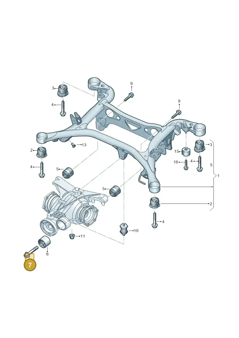 N91201301 — Audi RS Q8 Quattro (2019-) diagram 859505100, position 7