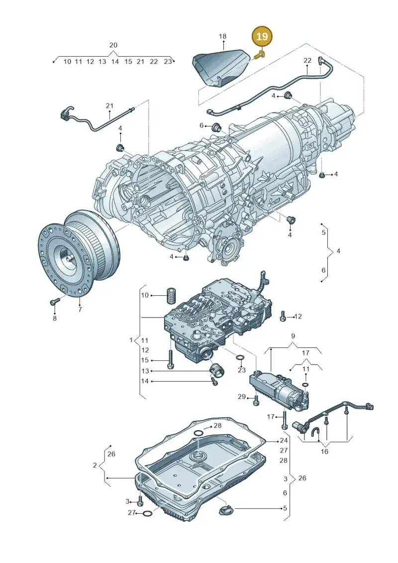 N91203204 — Audi Q8 Quattro 3,0 (2018-) diagram 429325800, position 19