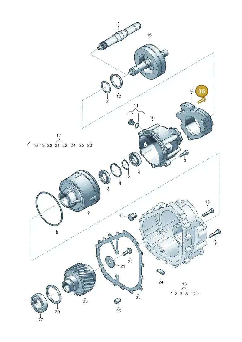N91203204 — Audi Q8 Quattro 3,0 (2018-) diagram 696409900, position 16