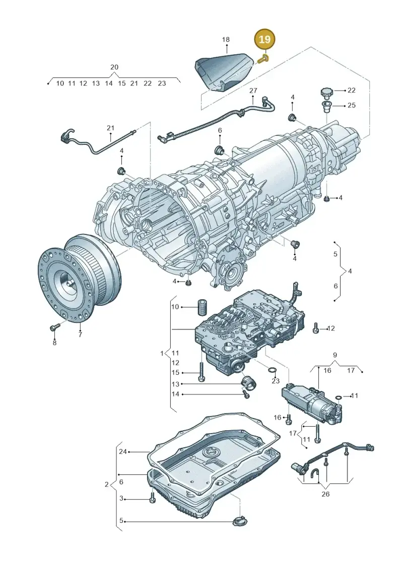 N91203204 — Audi RS6 Avant (2019-) diagram 838325900, position 19