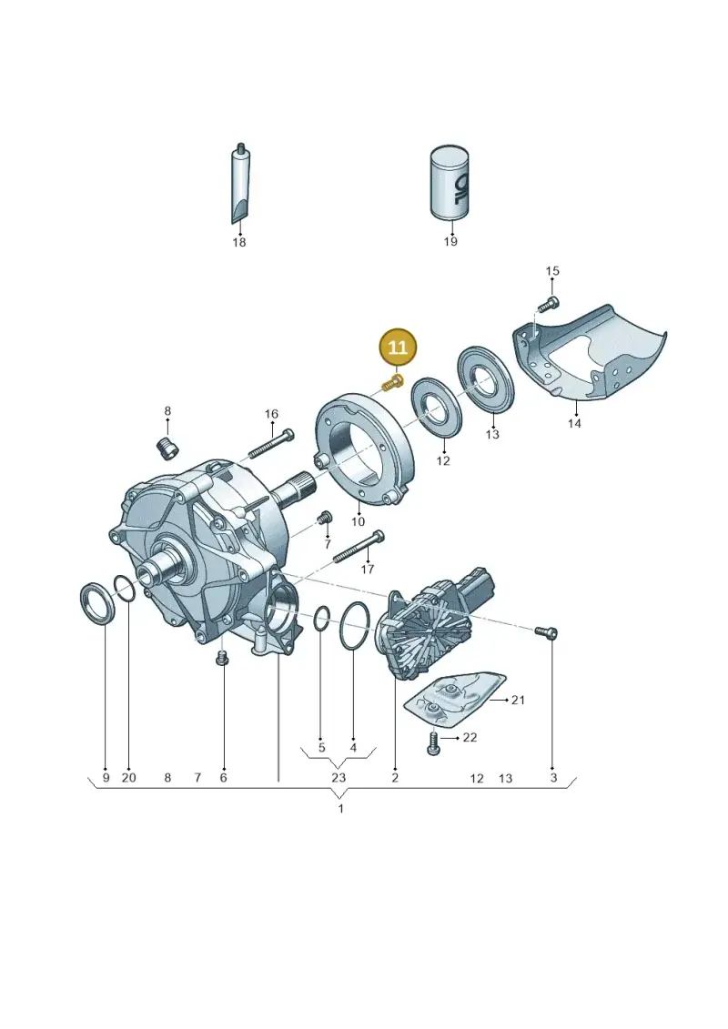 N91203204 — Audi A6 2.0 (2018-) diagram 849409950, position 11