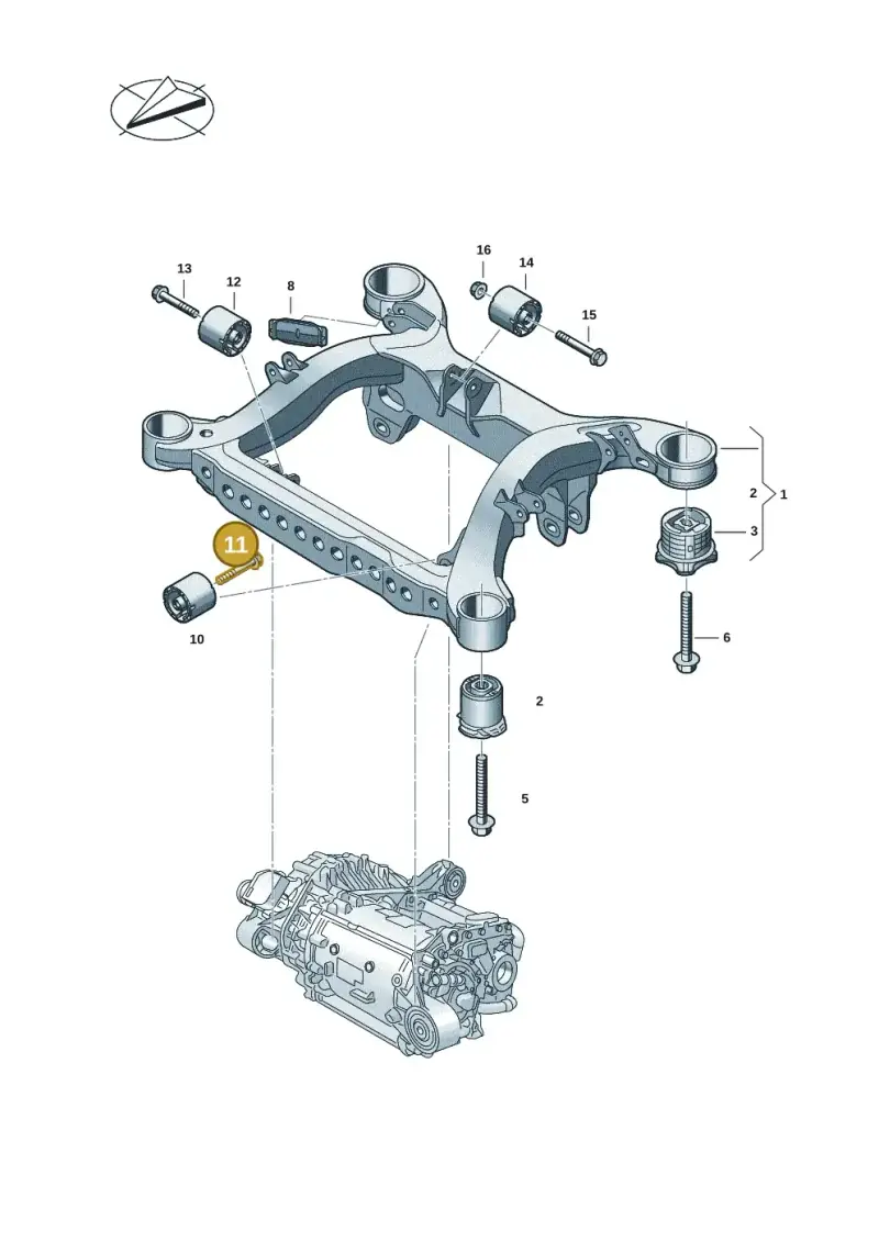 N91208401 — Audi Q6 e-tron (2023-) diagram f5s505000, position 11