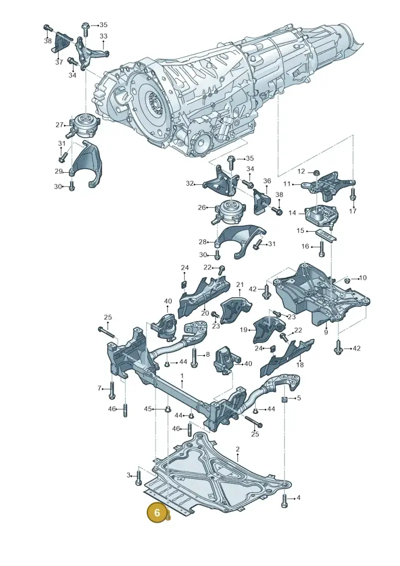 N91208802 — Audi Q8 Quattro 3,0 (2018-) diagram 859399800, position 6