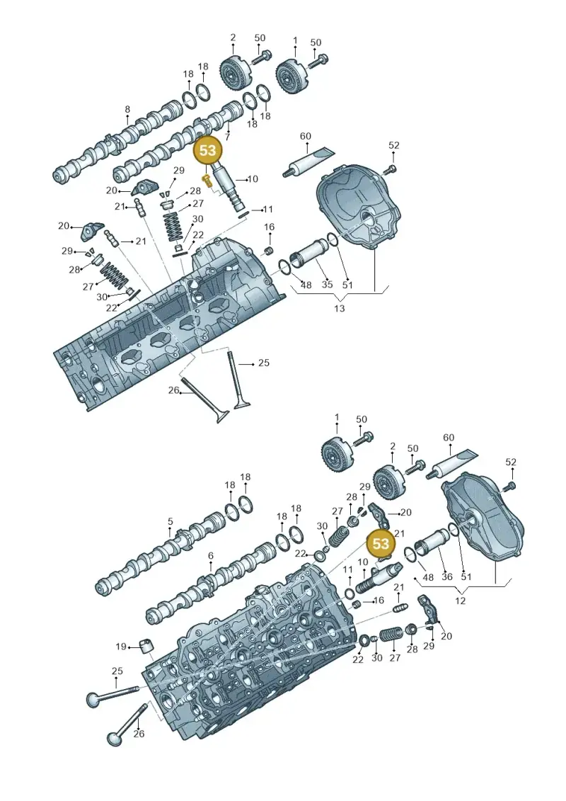 N91211101 — Audi A7 Sportback (2010-2015) diagram 473109100, position 53