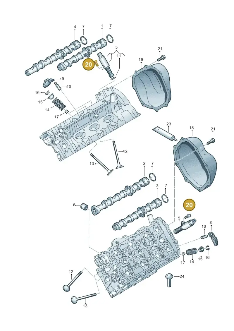 N91211101 — Audi A8L qu. 3.0 TDI (2013-2018) diagram 648109100, position 20