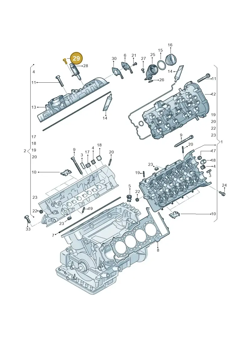 N91211101 — Audi A7 Sportback (2010-2015) diagram 717103300, position 29