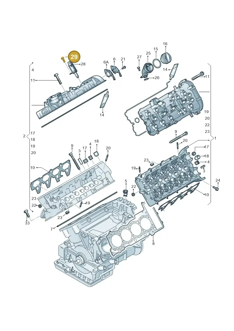N91211101 — Audi A7 Sportback (2014-2018) diagram 771103300, position 29