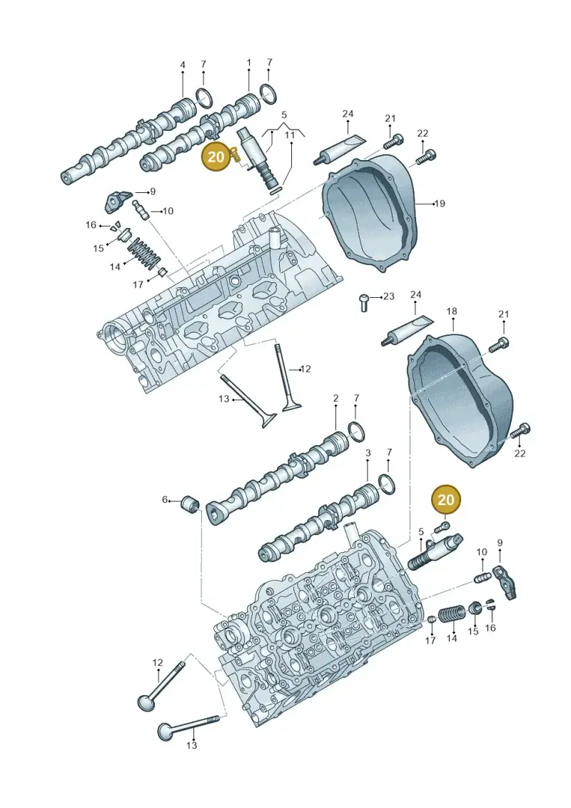N91211101 — Audi Q7 qu. 3.0 TDI (2015-2019) diagram 771109100, position 20