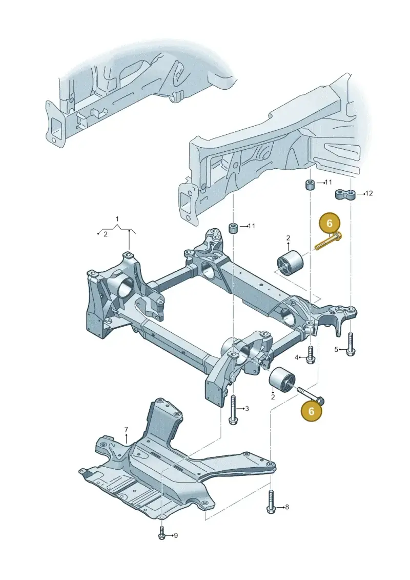 N91228001 — Audi Q8 e-tron (2018-2020) diagram 586399000, position 6