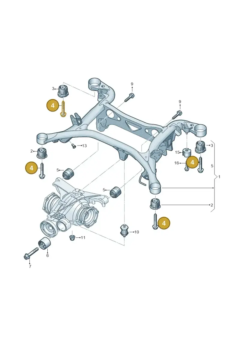 N91228001 — Audi RS Q8 Quattro (2019-) diagram 859505100, position 4