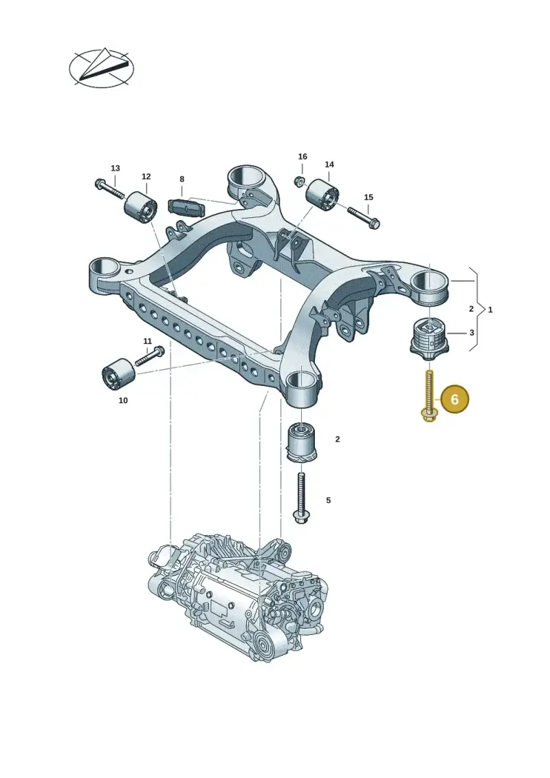 N91228001 — Audi Q6 e-tron (2023-) diagram f5s505000, position 6