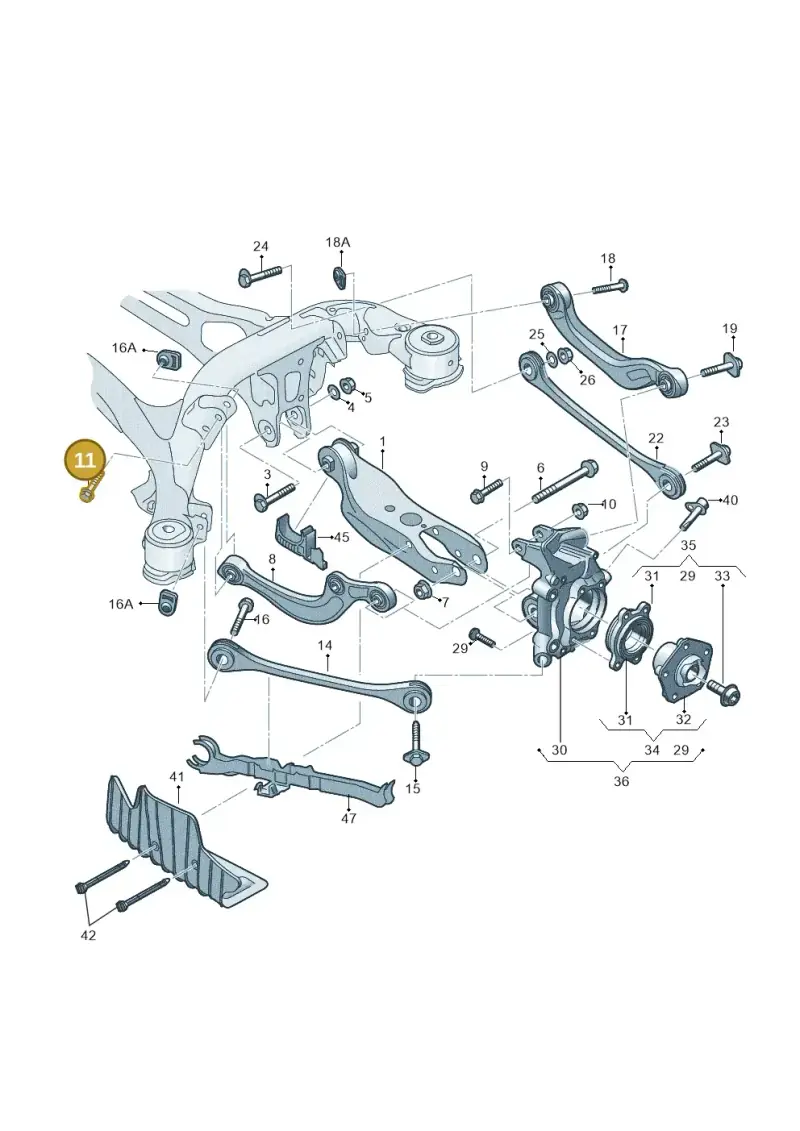 N91228901 — Audi RS6 Avant (2019-) diagram 435505300, position 11