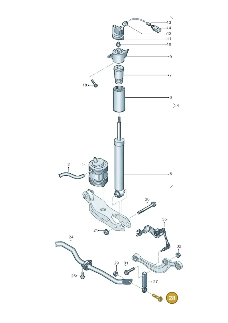 N91228901 — Audi RS Q8 Quattro (2019-) diagram 859511060, position 28