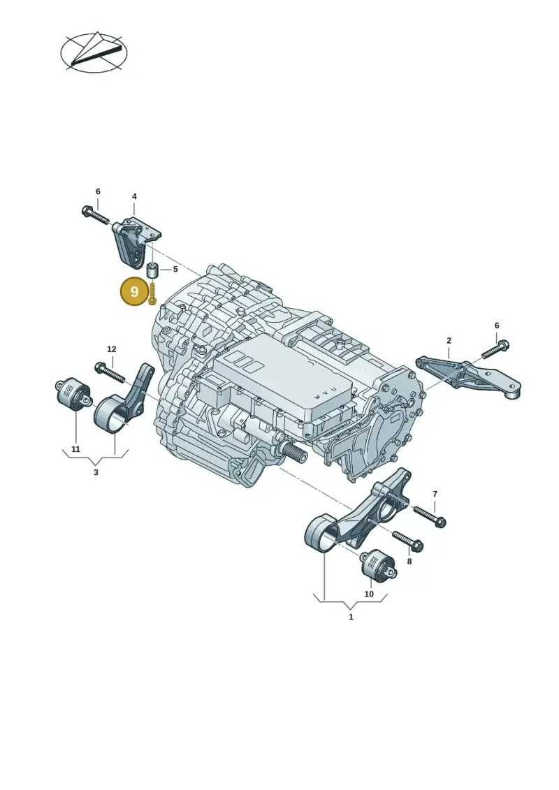 N91232801 — Audi RS e-tron GT (2020-2020) diagram 4j1901600, position 9